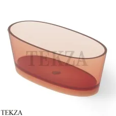 Dea Design Nature Ванна отдельностоящая овальная 160x75 Glasstech DD8617 1600 R9, Brown Copper R9