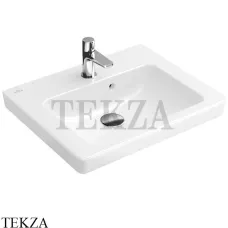 Villeroy & Boch SUBWAY 2.0 Раковина компактная 50х40, шлифованный низ 73155G01, белый глянец