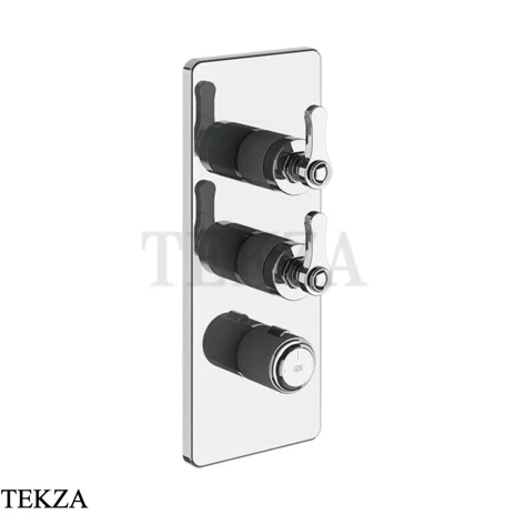 Gessi VENTI20 Термостат для душа, 2 потока, внешняя часть 65200-031, хром глянец
