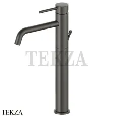 Newform XT Смеситель для раковины высокий, с донным клапаном 4204.M0.077, Carbon satin