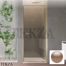 Duka natura 4000 Дверь в нишу распашная 70, перекладина, крепеж справа, AR-DTNR700COPA10, copper pearl