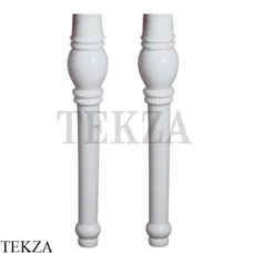 Migliore Bella Колонна консоли (пара) для раковины 100 см 20598, белый глянец