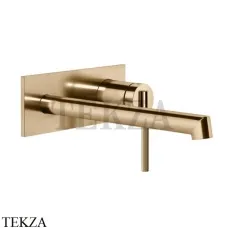 Gessi INGRANAGGIO Смеситель для раковины длинный, внешняя часть 63589-735, Warm Bronze