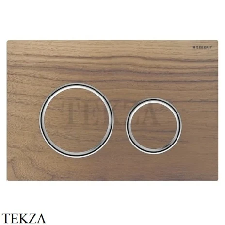 Geberit Sigma50 Клавиша смыва, дерево 115.884.JX.1, орех черный/хром глянец