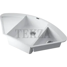 Omoikiri Sakaime 105C Кухонная мойка Tetogranit угловая 4993137 белый