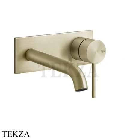 Gessi 316 FLESSA Смеситель для раковины, внешняя часть, 11-14 см 54088-727, Brushed Brass PVD