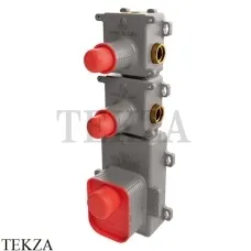 FIMA Carlo Frattini Встраиваемая часть термостатического смесителя для душа F2462, 2 потока