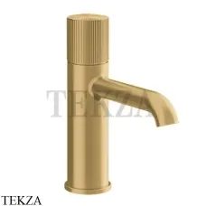 Gessi Habito RIGATO Смеситель для раковины, без донного клапана 70502-727, Brushed Brass