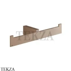 Gessi Rettangolo Полотенцедержатель двойной 20915-708, Copper Brushed PVD
