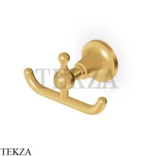 Zucchetti Agora Classic Крючок двойной для халата и полотенец ZAD450.C41, brushed gold