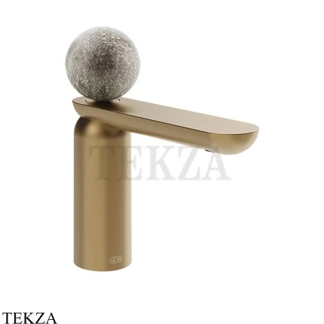 Gessi Perle Смеситель для раковины, с донным клапаном 74651-726, бронза Brushed
