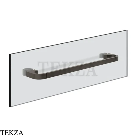 Gessi Perle Полотенцедержатель для крепления на стекло, 30 см 74911-707, black хром Brush