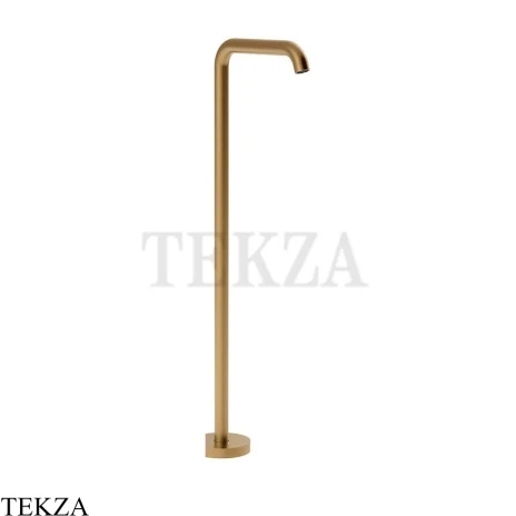 Gessi 316 BATH Излив для ванны напольный 54195-726, Warm Steel Brushed PVD