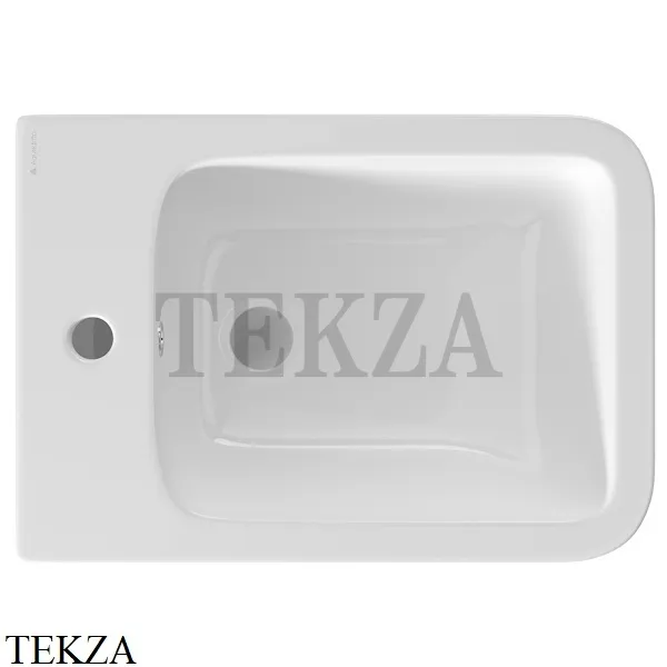 Aqueduto MACIO Биде подвесное, 1 отверстие под смеситель MAC0310 Белый глянец