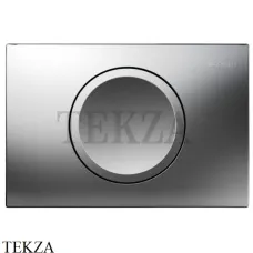 Geberit Delta11 Клавиша смыва, пластик 115.120.46.1, матовый хром, для бачка UP100