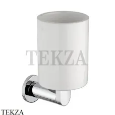 Bagno & Associati Carmen Стакан подвесной, керамика белая CR 142 51, хром глянец