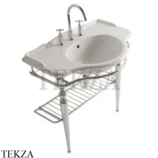 Globo Paestum Консоль напольная металлическая для раковины 90 PATC56, хром глянец Globo Paestum Консоль напольная металлическая для раковины 90 PATC56, хром глянец