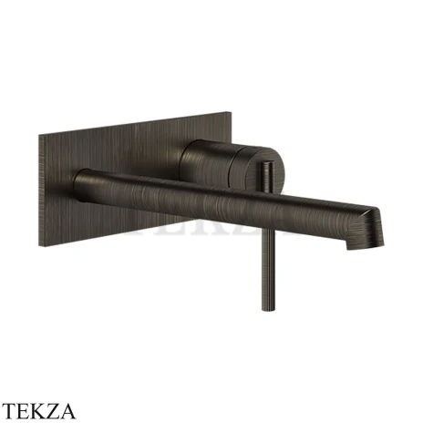 Gessi INGRANAGGIO Смеситель для раковины длинный, внешняя часть 63589-187, Aged Bronze