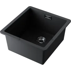 Omoikiri Kata 40-U Кухонная мойка Artgranit прямоугольная 4993396 черный