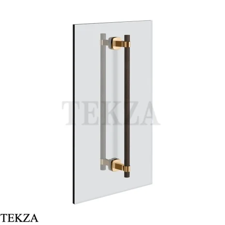 Gessi Jacqueline Полотенцедержатель для крепления на стекло, 45 см 77735-735, бронза глянец