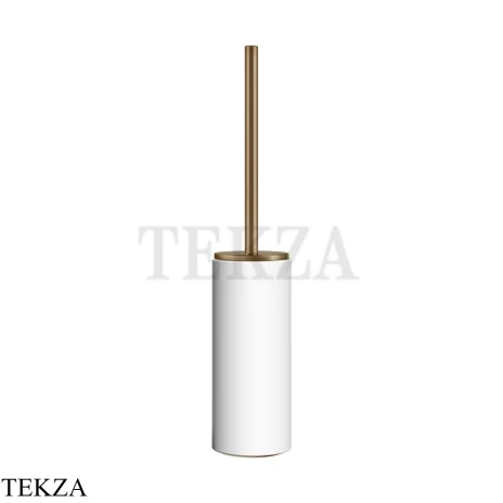 Gessi Ingranaggio-Anello Туалетный ершик напольный, композит белый 63743-726, Warm Steel Br. PVD