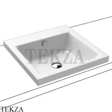 Kaldewei PURO 3153 Раковина врезная сверху с бортом, с переливом, белый глянец