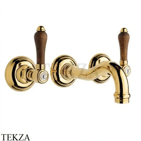 Nicolazzi Forest Смеситель для раковины, внешняя часть, 1477EXTGO79, золото глянец Gold 24k