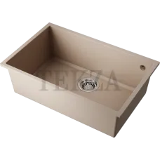 Omoikiri Tedori 66-U Кухонная мойка Tetogranit прямоугольная 4993974 бежевый