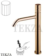 FIMA Carlo Frattini Spillo TECH V Смеситель для раковины, с донным клапаном F3031T/HXSVZL, Amber Bronza