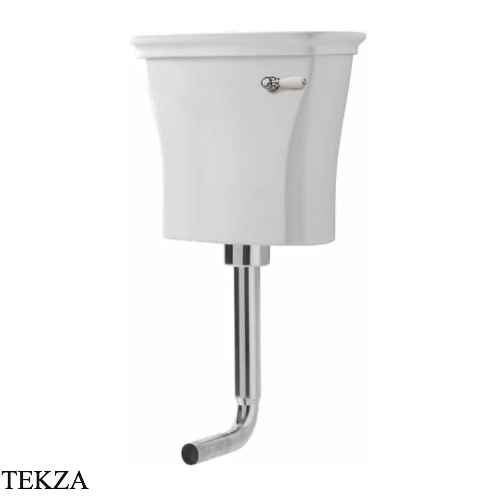 ArtCeram Civitas бачок керамический с крышкой среднего уровня CIC007 01 00, белый глянец