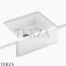 Kohler Alcott Мойка для кухни с классическим передним фартуком K-6573-5U-0, белый глянец