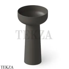 Dea Design Pedestal Basin Раковина напольная круглая Solid Surface DD2027 480 5, Graphite №5