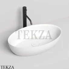 SALINI ALDA 01 Раковина накладная из композита S-Sense 110611G, белый глянец