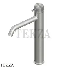 QuadroDesign Source Смеситель для раковины высокий, без гарнитура, 12 02 AS, Brushed Stainless Steel