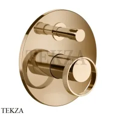 Gessi ANELLO Смеситель для душа круглый, на 2 потока 63377-735, Warm Bronze PVD Gessi ANELLO Смеситель для душа круглый, на 2 потока 63377-735, Warm Bronze PVD