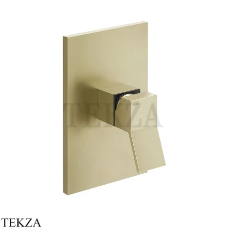 Gessi RETTANGOLO K Смеситель для душа, внешняя часть 53061-727, Brushed Brass PVD