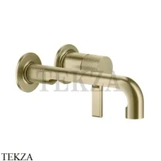Gessi INCISO Смеситель для раковины, внешняя часть 58088-727, Brushed Brass