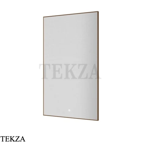 Boheme Modern Зеркало c металлической рамой, подсветка сенсор, антизапотевание, 569-BRB, brushed bronze