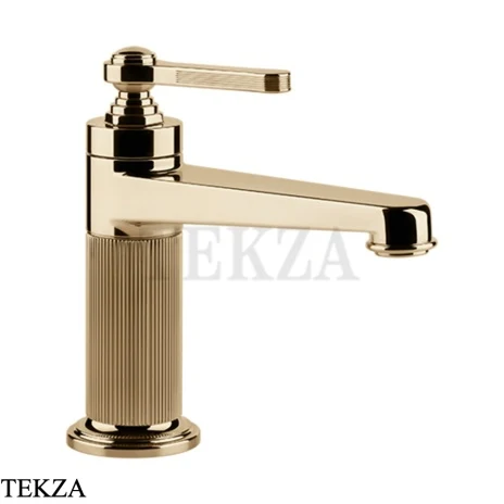 Gessi VENTI20 Смеситель для раковины, без донного клапана 65002-735, Warm Bronze PVD