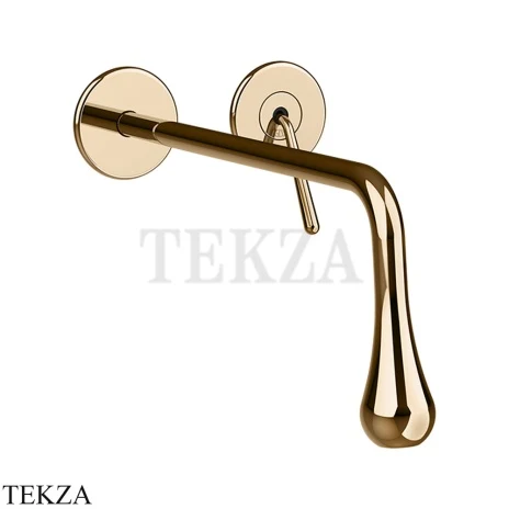 Gessi Goccia Смеситель для раковины под размер, внешняя часть 33090-735, Warm Bronze PVD