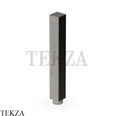 Zucchetti Ручной душ однорежимный стержневой квадратный Z94748.C51, brushed metal black