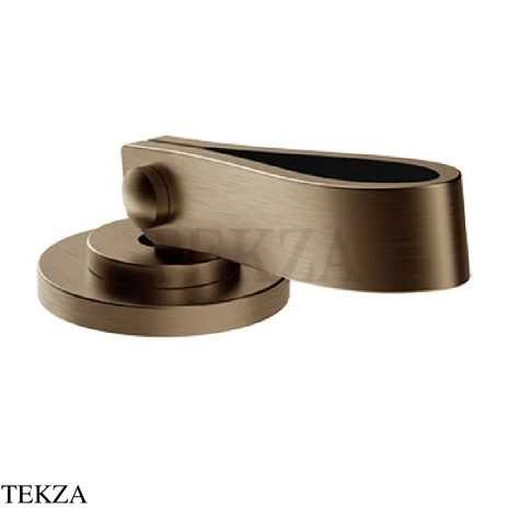 Gessi Pelle Laccetto Смеситель-рычаг управления на столешницу, 78300-761, Coffee Bronze Brushed PVD