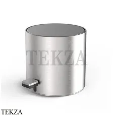 Decor Walther TE 50 MINI Ведро для мусора круглое, крышка softclose 0615476, сталь матовая