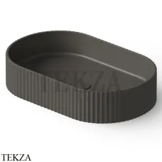 Dea Design Washbasins Раковина настольная 55х35 Solid Surface DD9811 550 5, Graphite №5