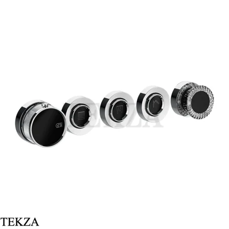 Gessi Perle Термостат для душа на 3 потока, внешняя часть 74734-031, хром глянец