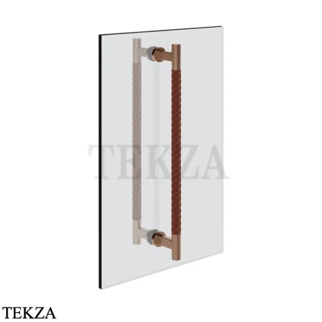 Gessi Pelle Tresse Полотенцедержатель для крепления на стекло, 60 см 78733-445, Red Cherry/ Copper Br. PVD