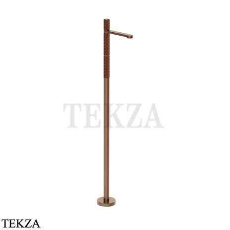 Gessi Pelle Tresse Смеситель для раковины напольный, внешняя часть 78295-445, Red Cherry/ Copper Br. PVD