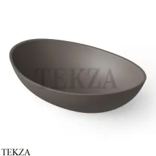 Dea Design Washbasins Раковина настольная овальная Solid Surface DD9039 550 6, Grey Brown №6