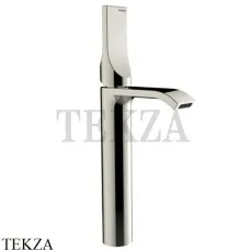 Bossini  APICE-T Смеситель для раковины высокий, с донным клапаном E89602.094, никель Brushed