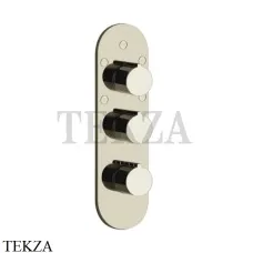 Gessi Ingranaggio-Anello Термостат для душа, 5 потоков, внешняя часть 43072-720, Nickel PVD